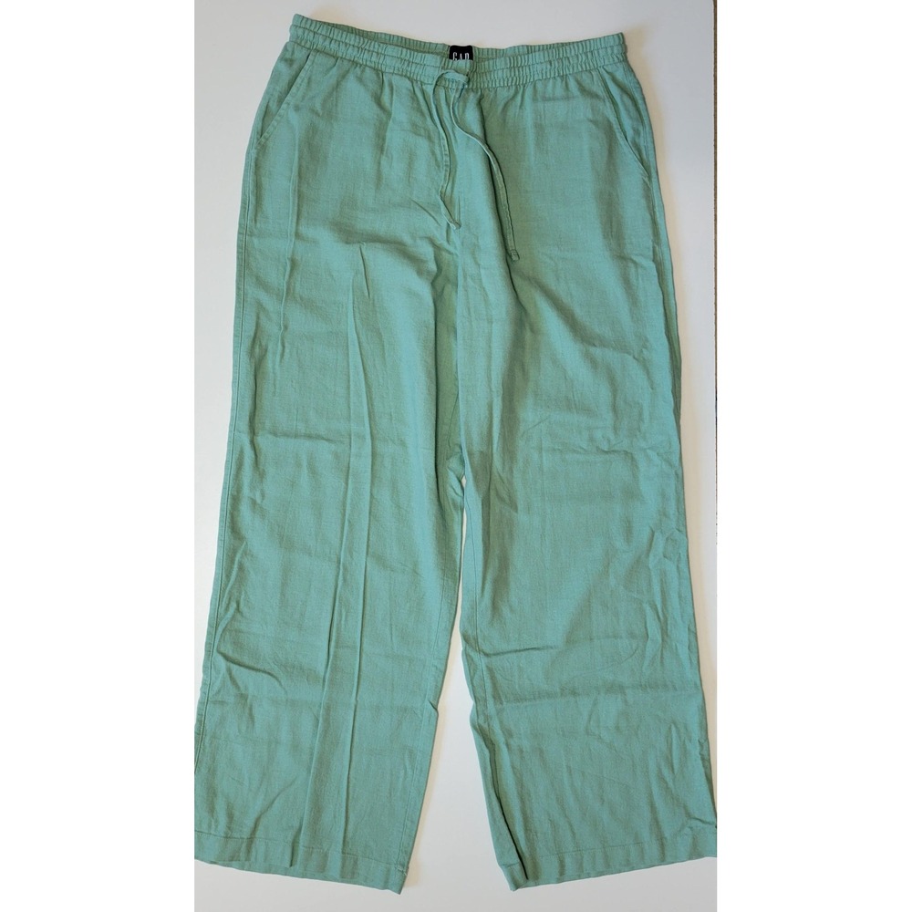 GAP Linen-Blend Wide Leg Pants